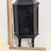 Vintage Tudor Mailtainer Mailbox | Black Metal Wall Mount Mailbox with Hooks | Industrial Farmhouse Decor - Image 9