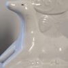 Vintage White Ceramic Reindeer Cookie Jar | Whimsical Holiday Jar with Embossed Pine & Starburst Details | Gramma's Cookies - Image 8