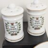 EXTREMEMLY RARE Apothecary Tea & Spice Set | Pharmacist Coffee Service with Salt and Pepper Shakers | Pharmacist Apothecary Gift Set - Image 5