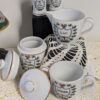 EXTREMEMLY RARE Apothecary Tea & Spice Set | Pharmacist Coffee Service with Salt and Pepper Shakers | Pharmacist Apothecary Gift Set - Image 4