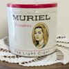 Vintage Muriel Senators Cigar Tin | Retro Advertising Collectible with Lady Portrait | Red Lid Tobacco Tin | The Light Cigar Can - Image 2