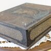 Antique Whitman’s Salmagundi Chocolate Tin | 1920s Art Nouveau Mosaic Lady | Collectible 2lb Advertising Box - Image 3