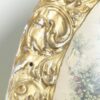 Antique French Fashion Print | La Mode Illustrée Engraving in Ornate Oval Frame | Gilded Victorian Wall Art - Image 4