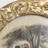 Antique French Fashion Print | La Mode Illustrée Engraving in Ornate Oval Frame | Gilded Victorian Wall Art - Image 3