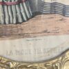 Antique French Fashion Print | La Mode Illustrée Engraving in Ornate Oval Frame | Gilded Victorian Wall Art - Image 8