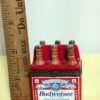 1998 Budweiser 6-Pack Beer Bottle Trinket Box | Mini Ceramic Hinged Keepsake | Anheuser-Busch Collector Gift Idea - Image 6