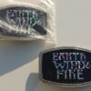 Earth, Wind & Fire belt buckle -- 70's vintage prismatic belt buckle - Image 2
