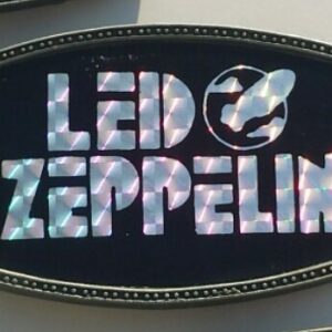Led Zeppelin belt buckle -- 70's vintage prismatic belt buckle
