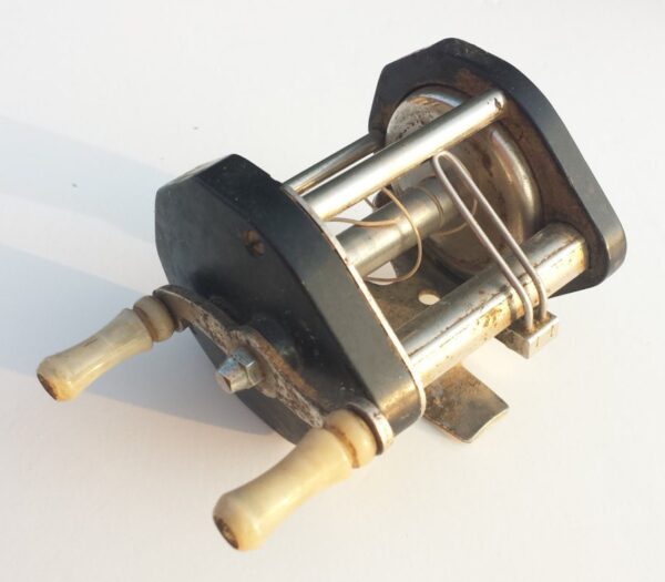 1940s vintage J. C. Higgins Model 47A Level Wind Baitcasting Fishing Reel