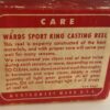 Montgomery Ward Sport King (made by Shakespeare) casting reel BOX ONLY model 5c 60-6310 - Image 4