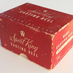 Montgomery Ward Sport King (made by Shakespeare) casting reel BOX ONLY model 5c 60-6310
