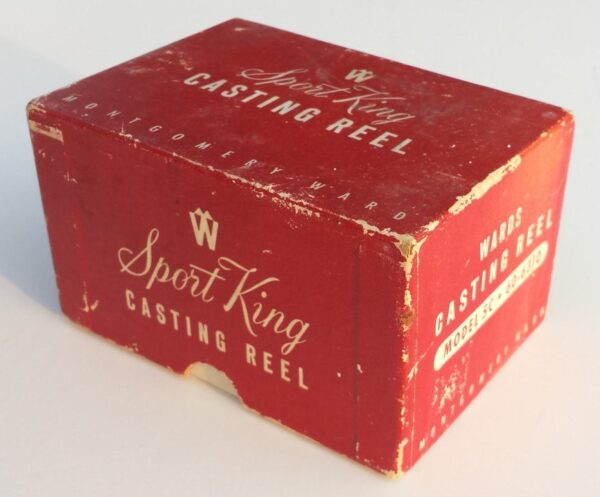 Montgomery Ward Sport King (made by Shakespeare) casting reel BOX ONLY model 5c 60-6310