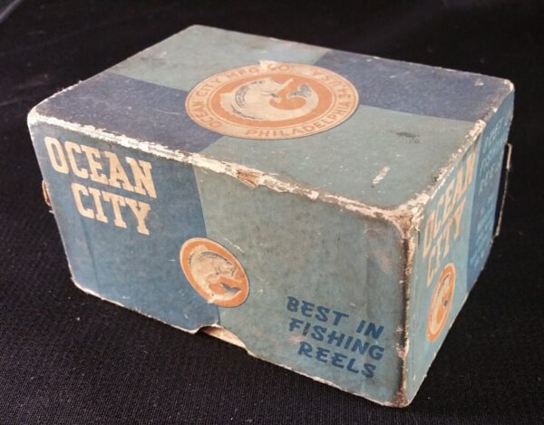 Vintage Ocean City fishing reel box No. 998