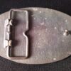 Vintage brass Aquarius astrology sign belt buckle - Image 2