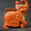 Beautiful 1940s Elephant Decanter for Bourbon Whisky/Whiskey, Scotch, Vodka, etc. -- India - Image 4