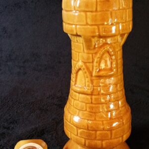 1960s Old Crow Bourbon Whisky/Whiskey chess piece decanter