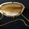 Midcentury white beaded clutch / purse / bag -- 1960s - Image 3