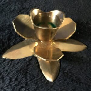 Brass lotus flower candle holder! Made in India