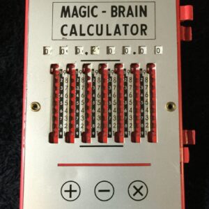 Magic Brain mechanical calculator! Awesome vintage tech!