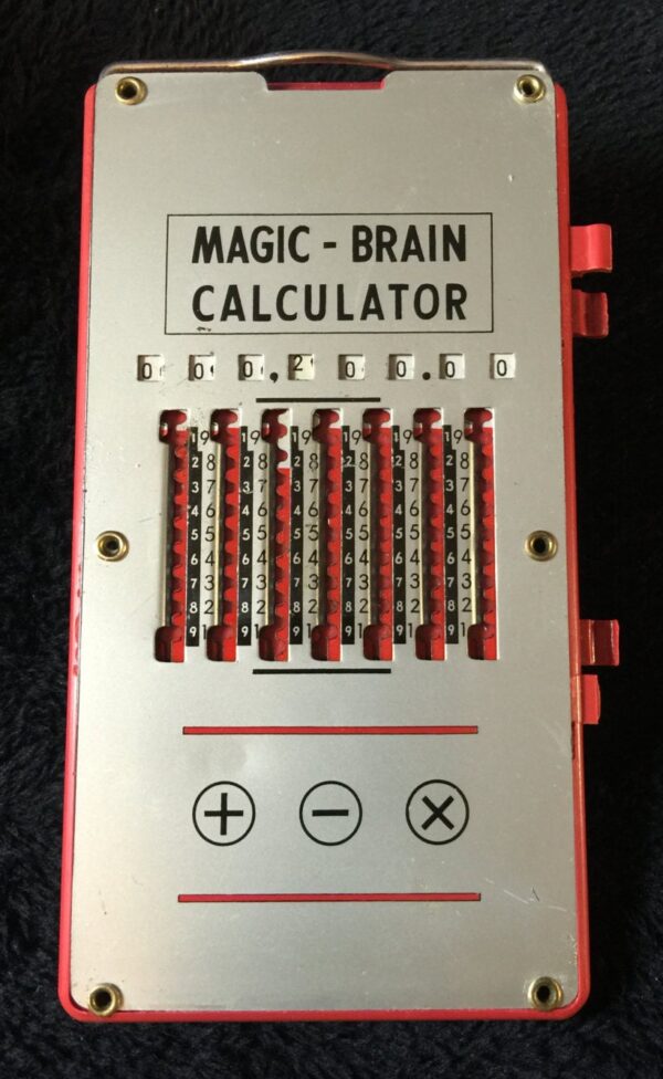 Magic Brain mechanical calculator! Awesome vintage tech!